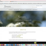 The website of an independent funeral directors with branches in Surrey.