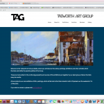 The website of a local art group.